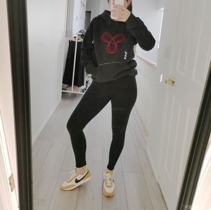 bnwt aritzia tna  hoodie dark grey size m